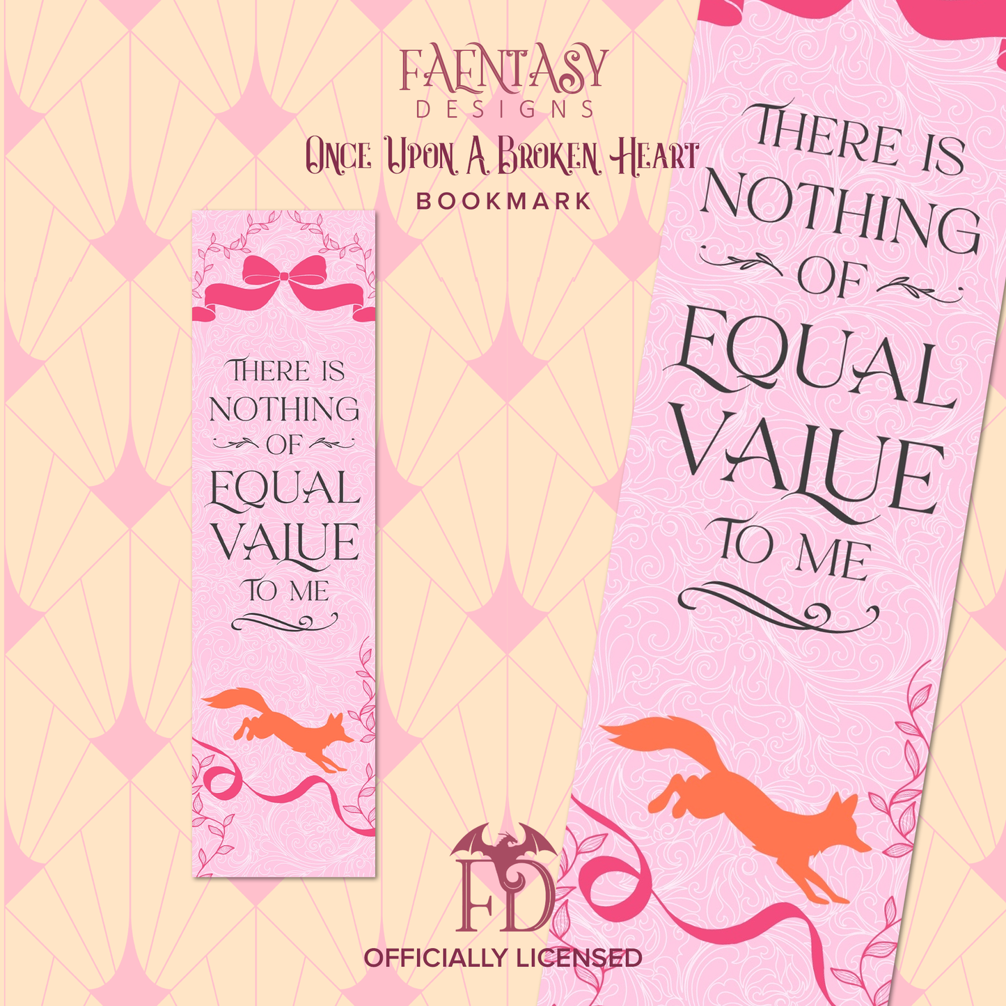 Nothing of Equal Value Bookmark