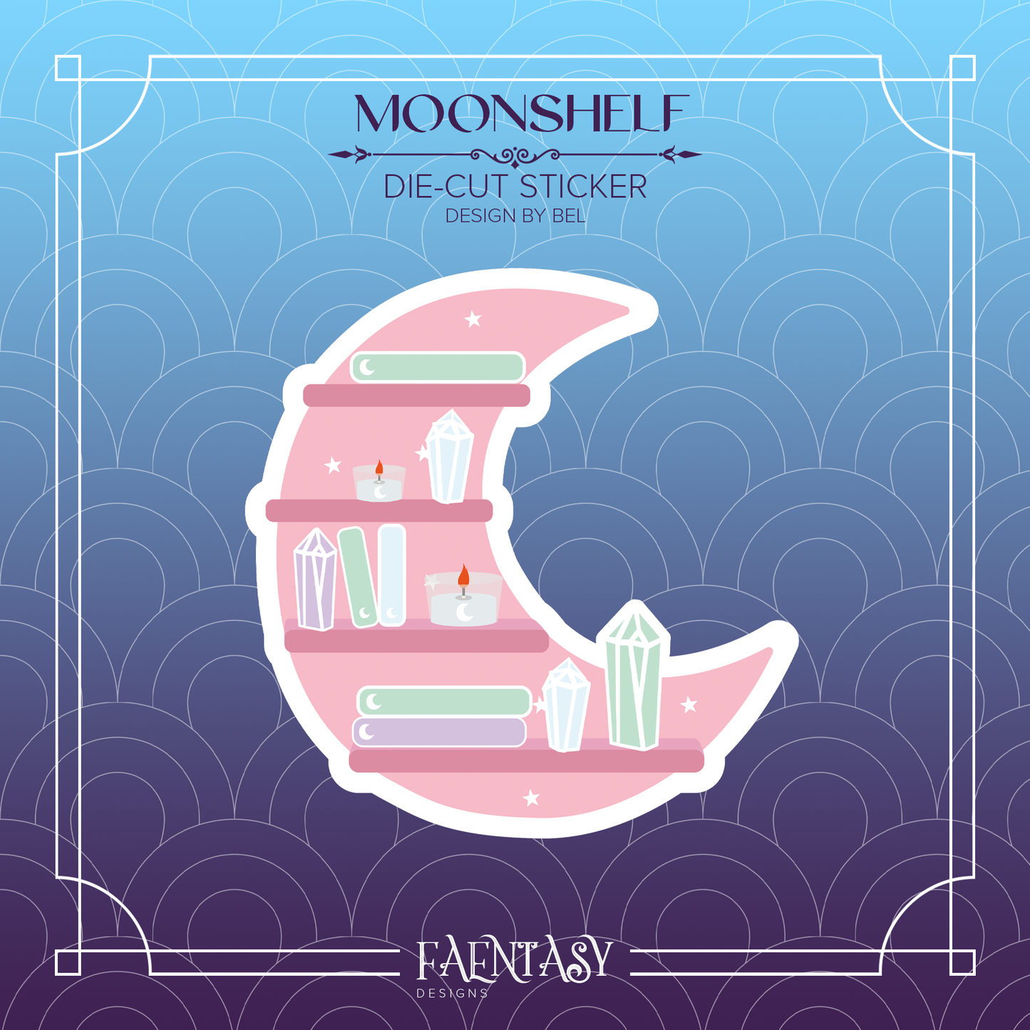Moonshelf Sticker