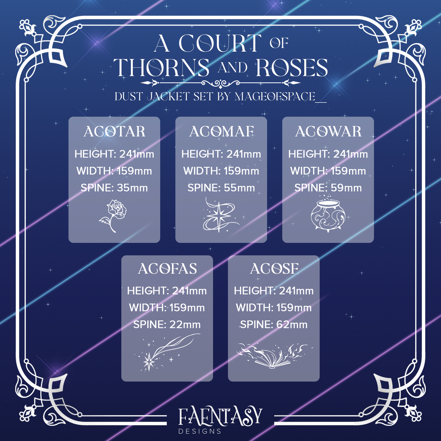 ACOTAR Dust Jacket Set