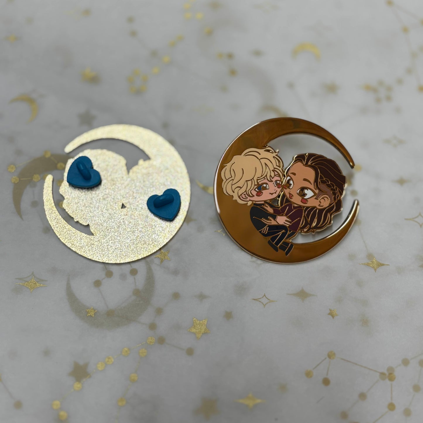 Seth & Caleb Enamel Pin