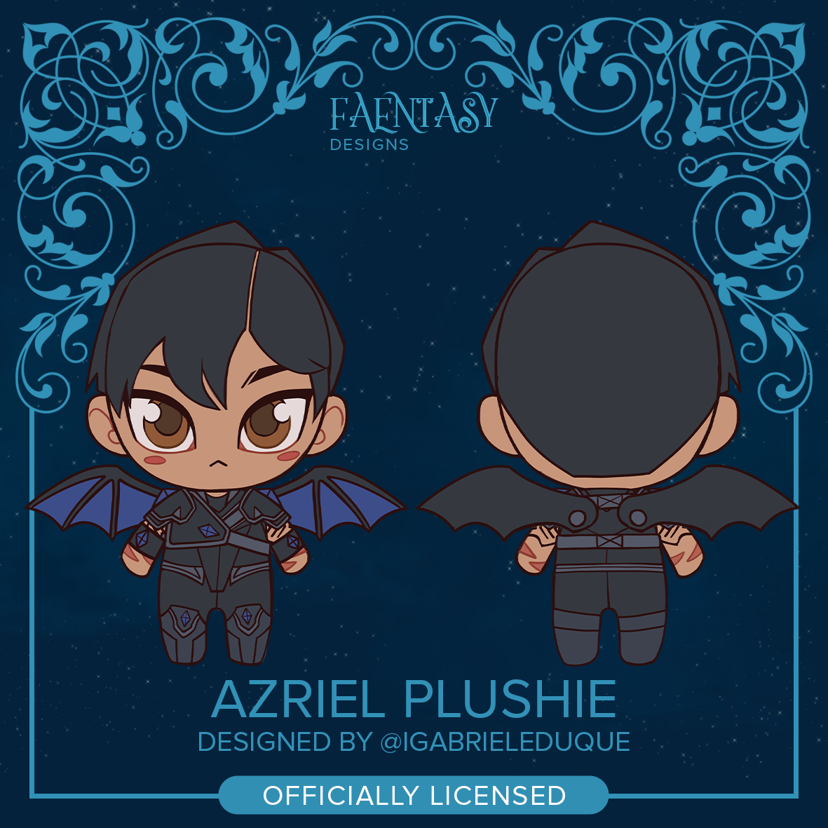 Azriel Plushie – Faentasy Designs