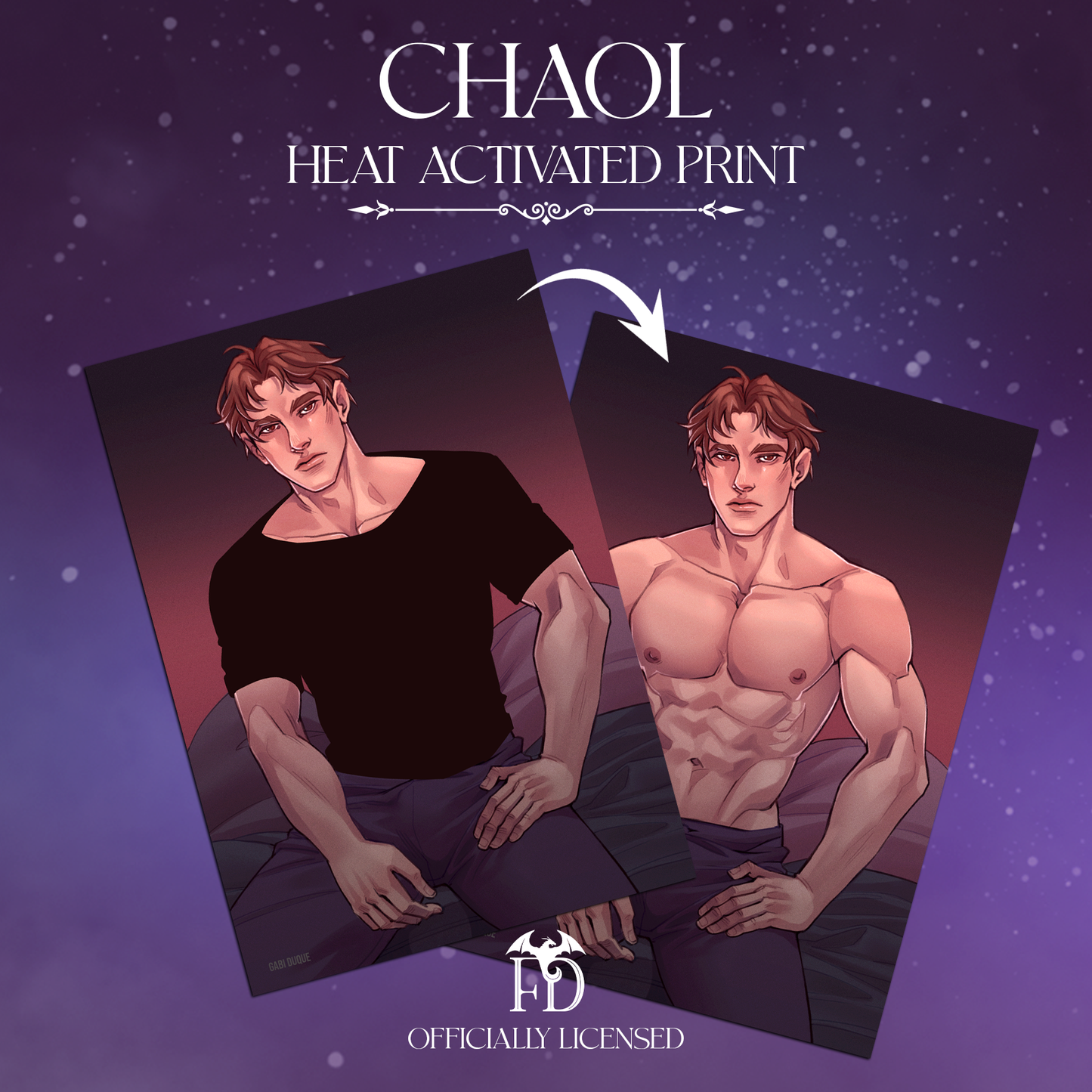 Chaol HEAT ACTIVATED Print