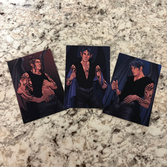 Steamy Batboy Stickers