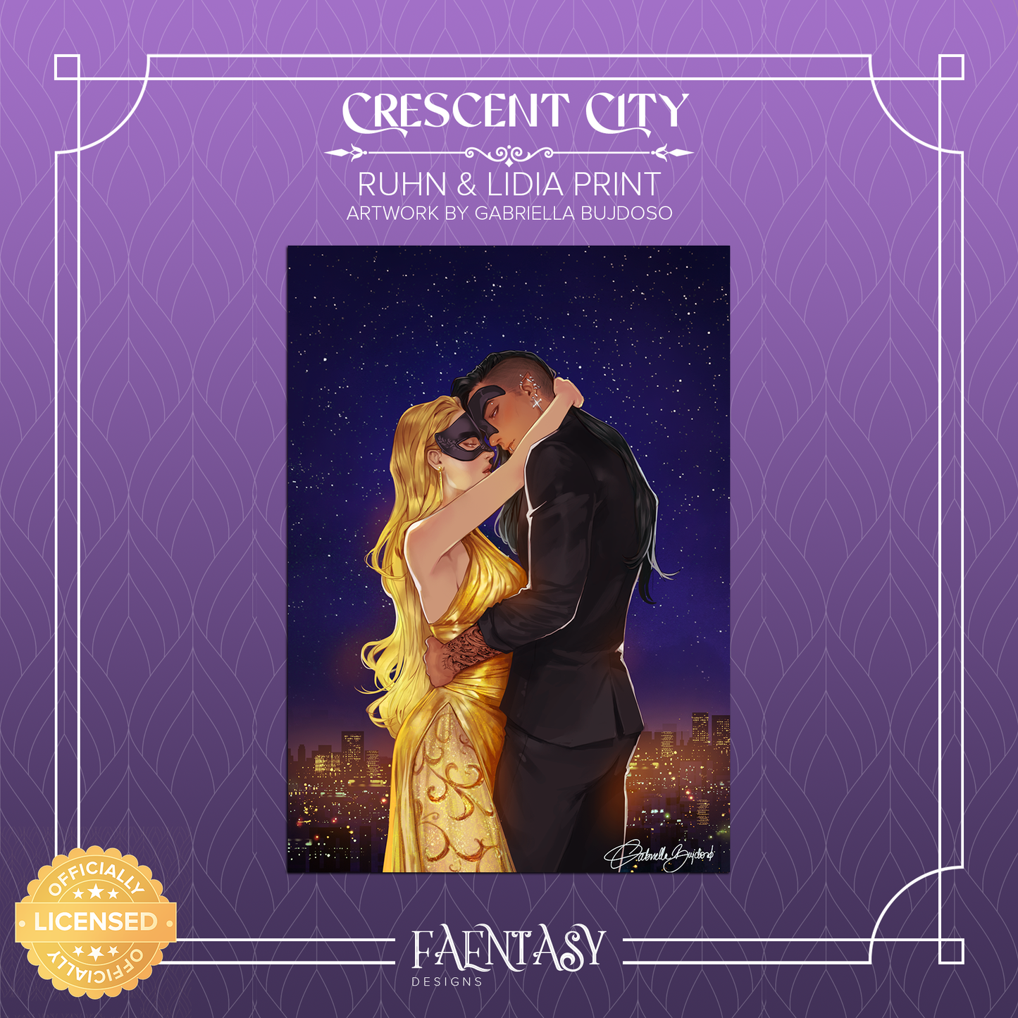 Crescent City - Ruhn and Lidia Print