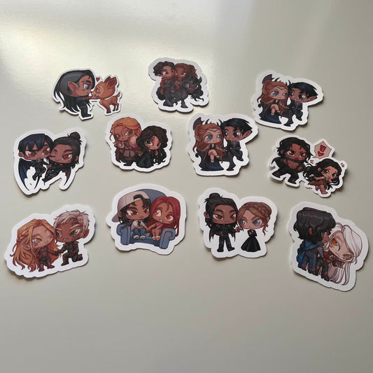 Maasverse Couples Chibi Stickers