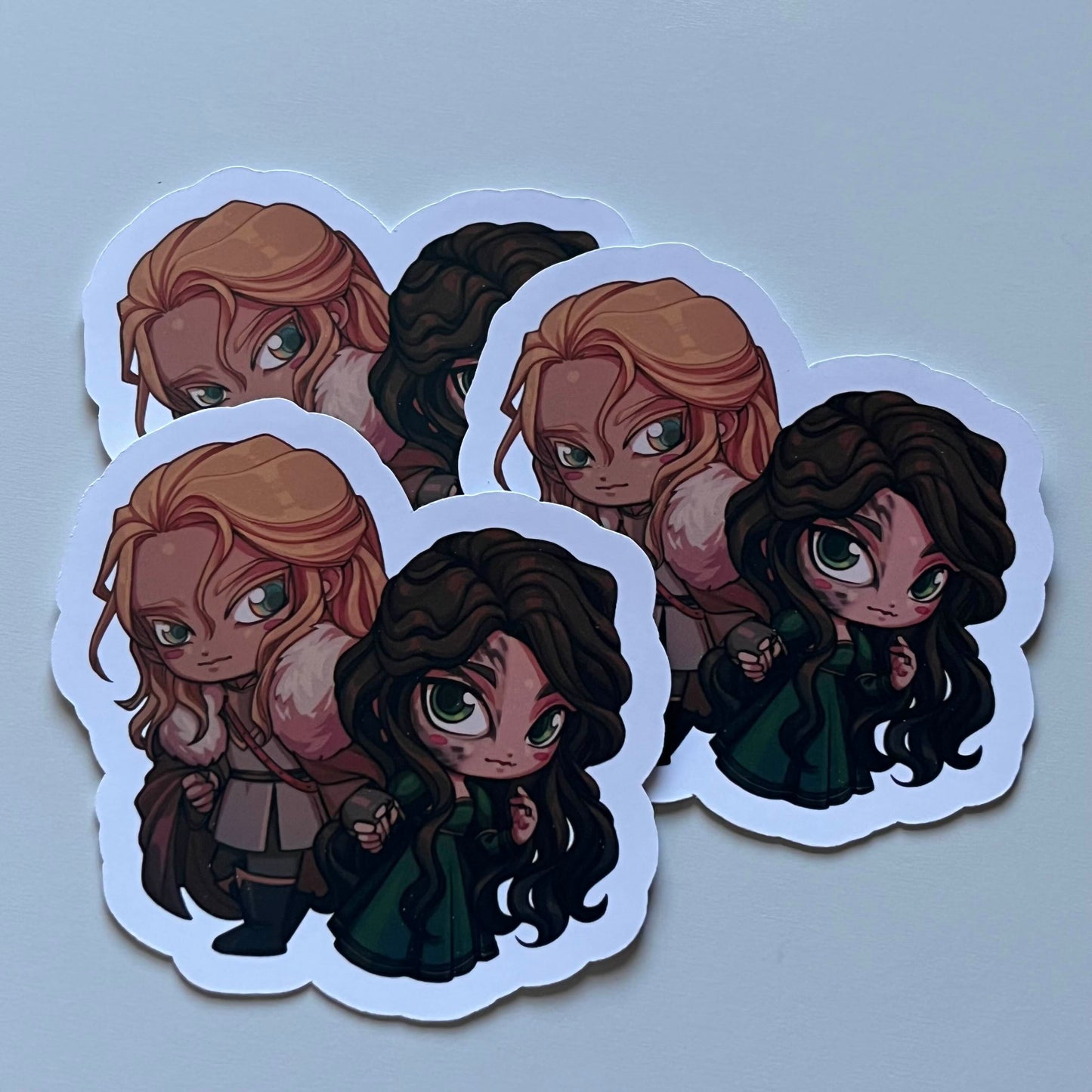 Maasverse Couples Chibi Stickers