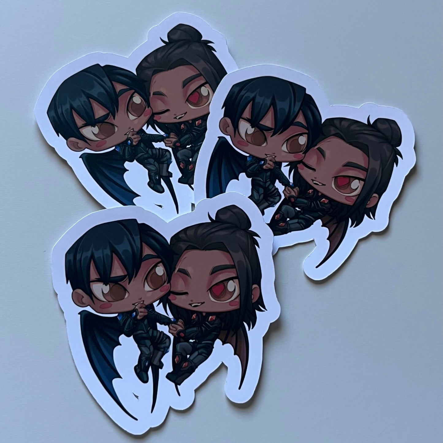 Maasverse Couples Chibi Stickers