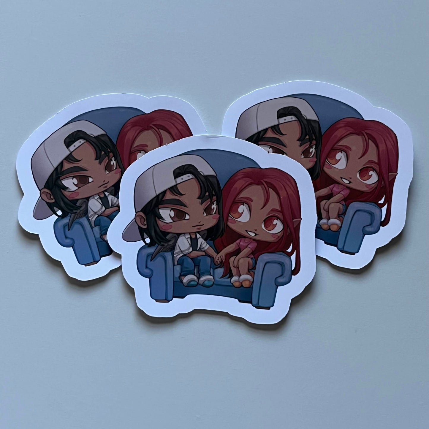 Maasverse Couples Chibi Stickers