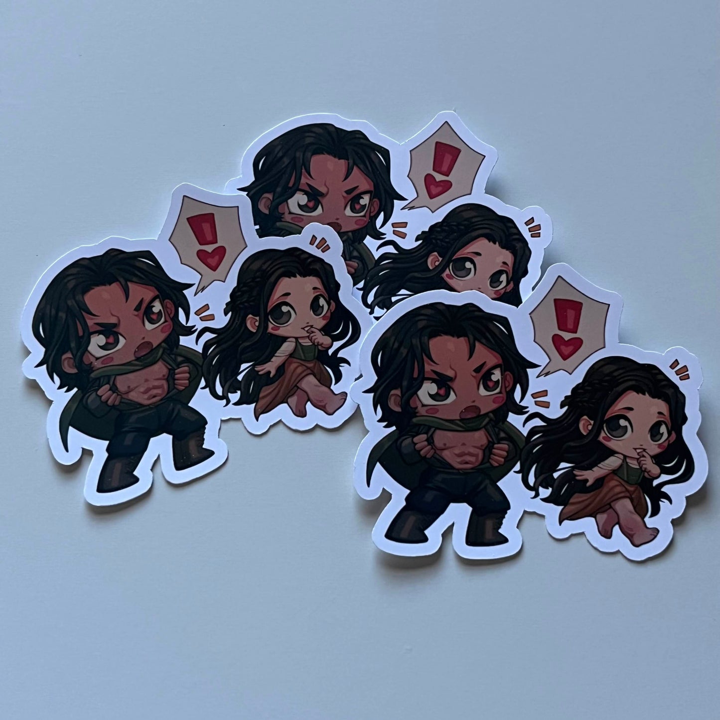 Maasverse Couples Chibi Stickers