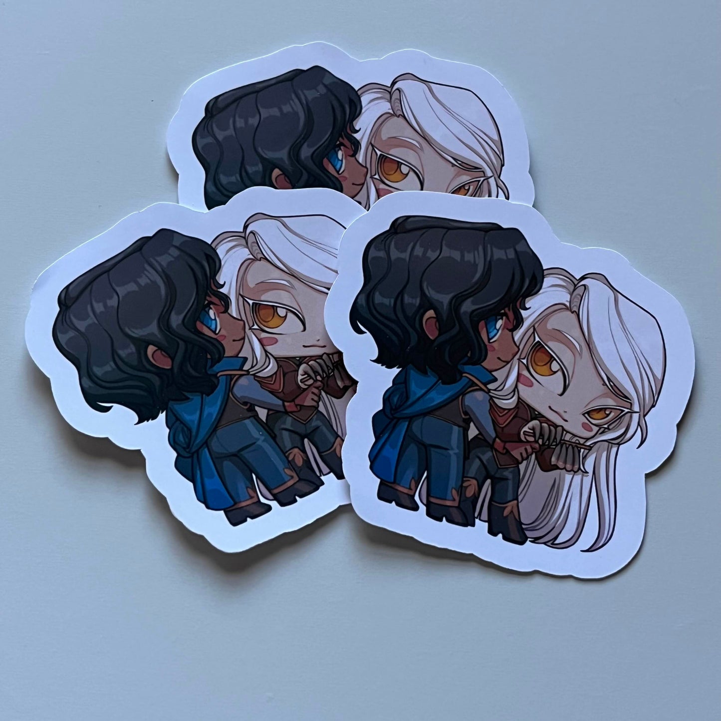 Maasverse Couples Chibi Stickers