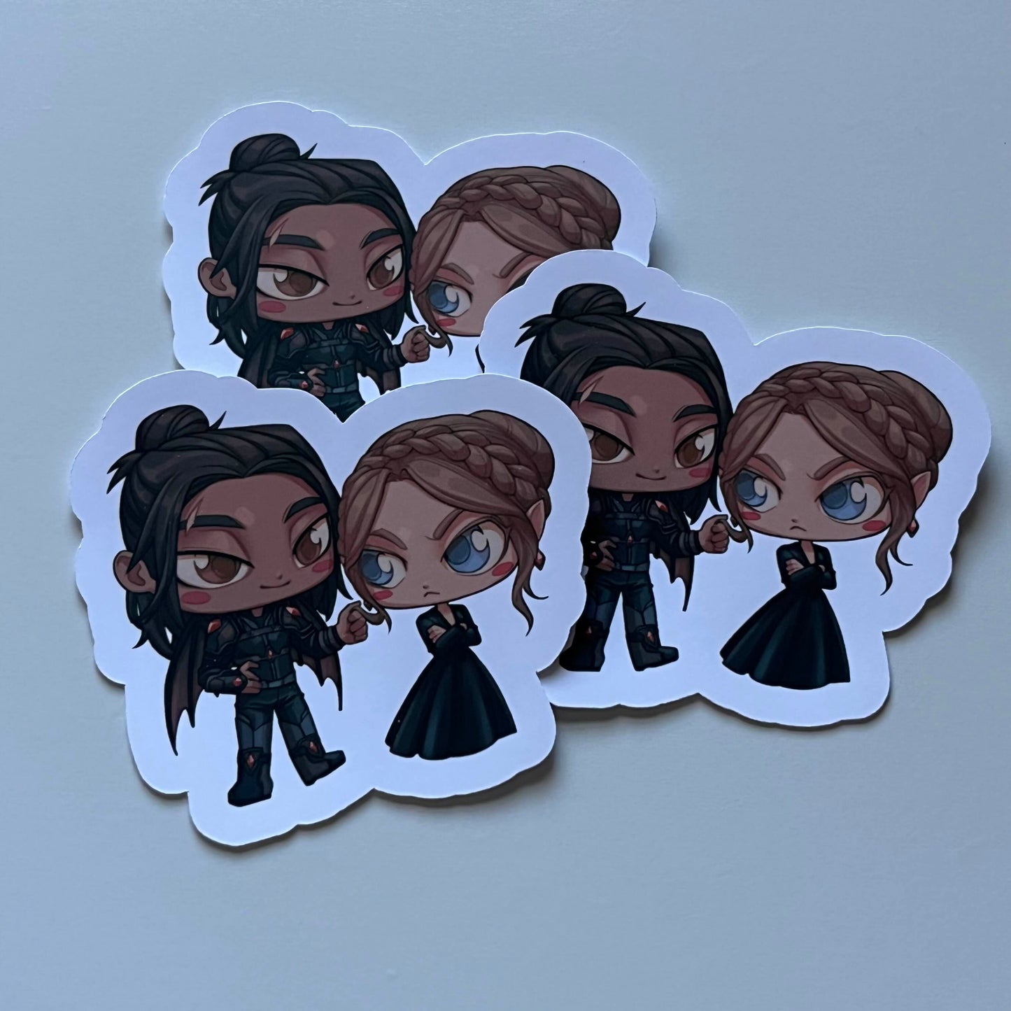 Maasverse Couples Chibi Stickers