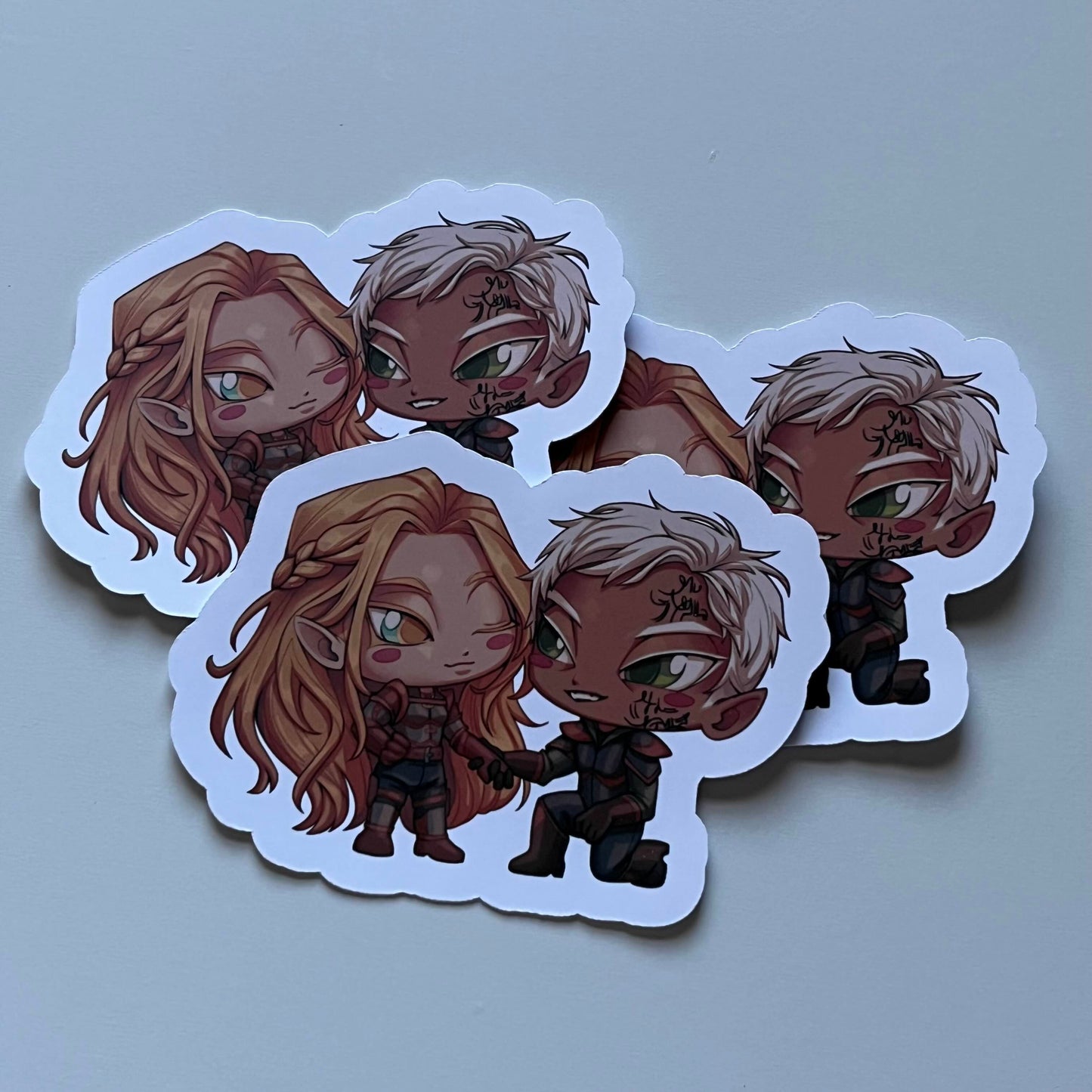 Maasverse Couples Chibi Stickers