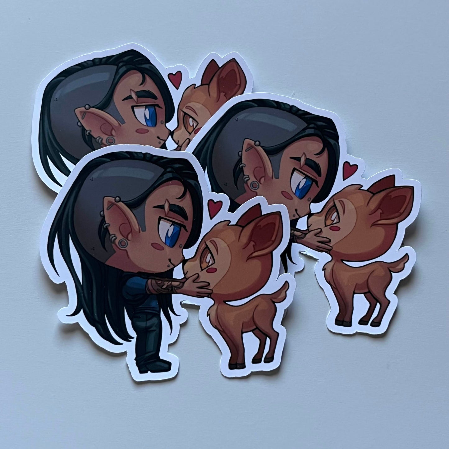 Maasverse Couples Chibi Stickers